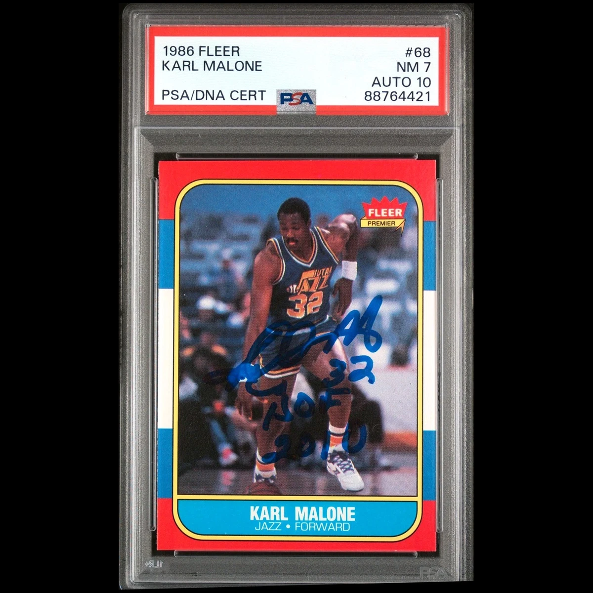 Fleer Karl Malone Basketball 1986-87 Season Sports Trading Cards