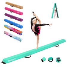 8ft Balance Beam: Folding Floor Gymnastics Equipment for Kids Adults,Non Slip...