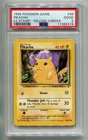1999 WOTC POKEMON PIKACHU #58/102 E3 STAMP YELLOW CHEEKS PROMO NON-HOLO PSA 2 P1