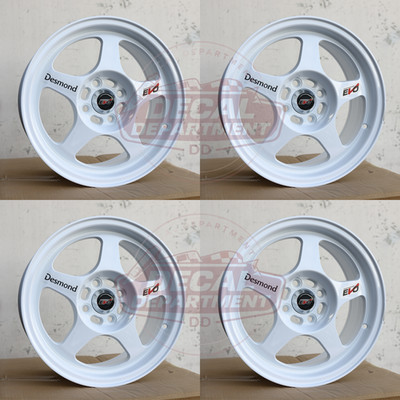 New Set 15 Inch Rims Wheels Desmond Regamaster EVO II Style 15x7 +35 (4x100)