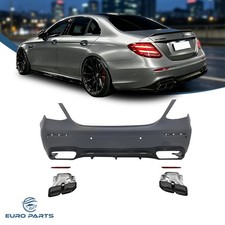 For 2016-2020 Mercedes Benz E Class W213 Facelift E63s Amg Style Rear Bumper Kit
