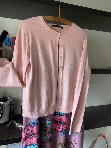Women Hallhuber Sweater Pink Viscose 38