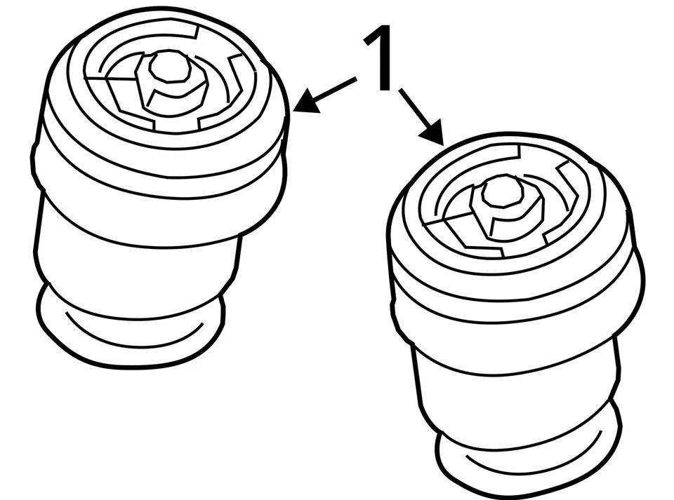 Muelle neumático trasero aire/resorte helicoidal para BMW X5 753532 07-13 Foto 4 de 4
