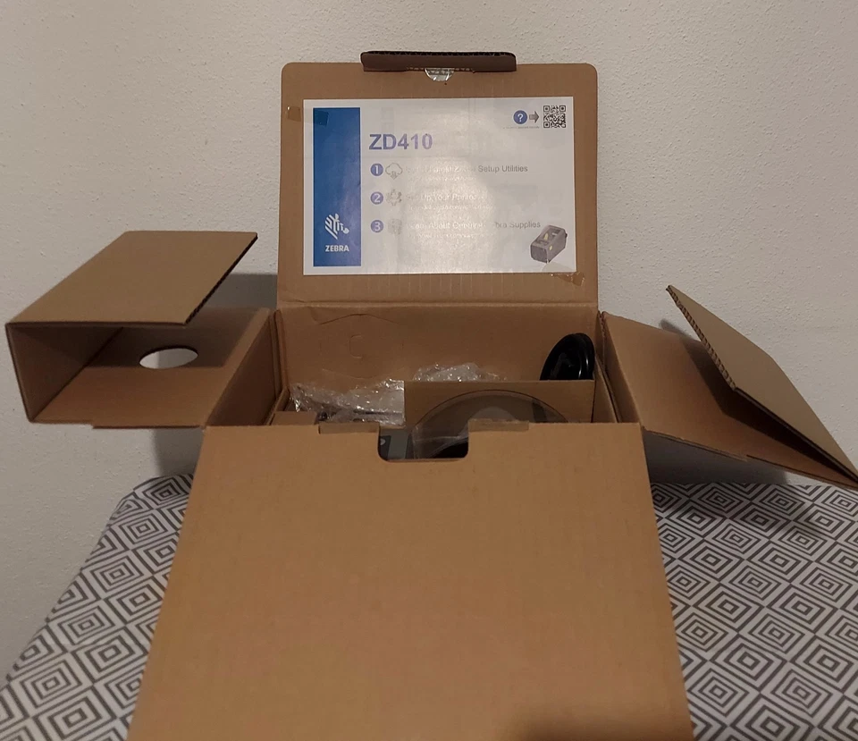 STAMPANTIE TERMICA ZEBRA ZD410 Usb E Rete - Immagine 3 di 4