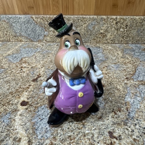 Walt DISNEY Ceramic Zaccagnini 1951 Ultra Rare Walrus Alice In Wonderland Figure