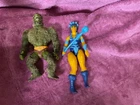 2 vintage figures from heman masters of the universe evil lynn and moss man
