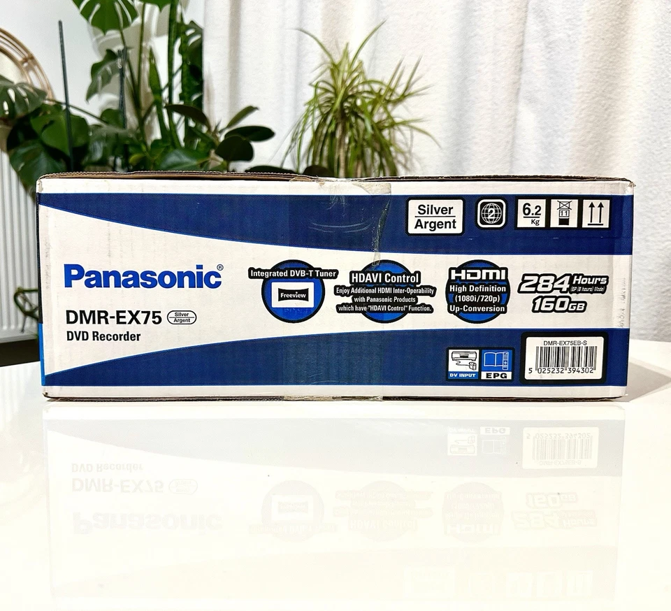 Panasonic DMR-EX75EB-S DVD Recorder HDD 160GB | Brand New + Premium Kit - Image 3 of 4