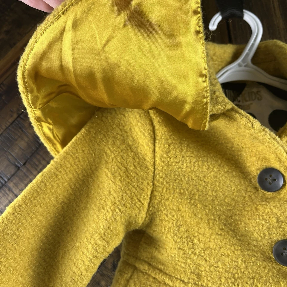 Abrigo y pantalones a juego genuinos para niños Oshkosh niñas 12 meses Capelet Pea Foto 3 de 4