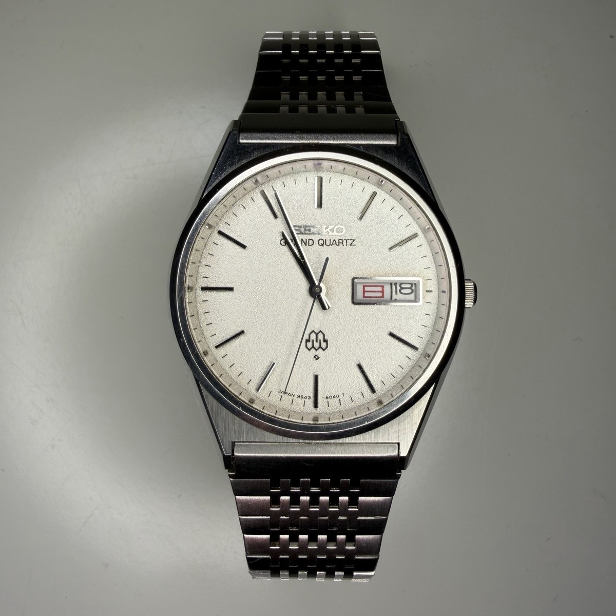 Seiko Grand Quartz 9943-8030 Vintage JDM Kanji Day-Date + Delugs