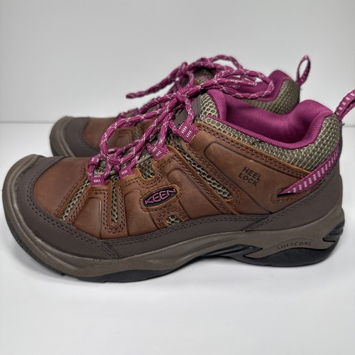Keen Circadia Waterproof Leather Hiking Mid Boot Womens Sz 7 Lace Up Boots - Picture 2 of 9