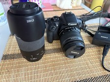 Canon EOS 1300D DSLR Camera 18MP Body + 18-55 mm Lens + 75-300 mm Lens