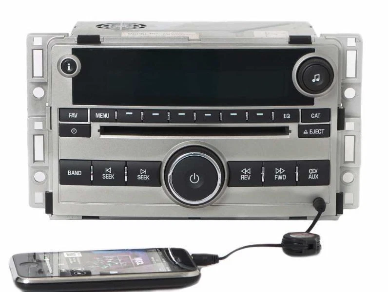 Pontiac G5 2007 radio AM FM reproductor de CD con entrada auxiliar - número de pieza 25775628 Foto 3 de 4