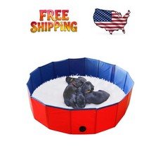 Foldable Whelping Pool for Small Puppies - Convenient 32" Diameter Design