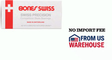 Bones Bearings Swiss Skateboard Bearings - Ship from US
