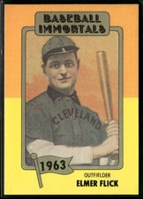 1980-87 SSPC HOF #92b Elmer Flick EX