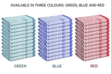 WonderDry 100% Cotton Tea Towels Set Pack of 10 Kitchen Cleaning Dish Cloths