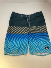 Quicksilver boys 27 board shorts, Excellent, cool colors