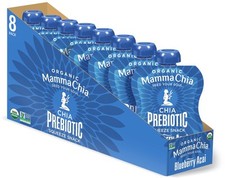 Mamma Chia Organic Blueberry Acai Chia Squeeze Pouches Pack of 16 3.5oz