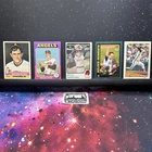 Nolan Ryan Baseball Card Lot (5) VTG 1975 - 2001 MLB HOF Angels Astros Texas KL