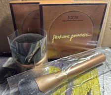 Tarte Park Avenue Princess Face  Body Bronzer Set w/ 2 Brushes-Tan Deep NEW
