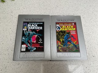 MARVEL MASTERWORKS THE BLACK PANTHER VOL 1 AND 3