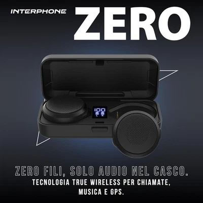 Interfono Interphone Zero Singolo per casco moto bluetooth - Immagine 1 di 4