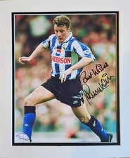 Danny Wilson, Sheffield Wednesday. 12x10 Personally Signed Mounted Photo