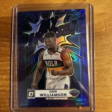 2020-21 Panini Donruss Optic - My House! Zion Williamson #18 Purple Prizm