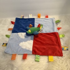 Taggies Airplane Lovey Color Block Security Blanket Signature Collection Mary