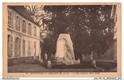 AXU-P9-0716-78 - MONTFORT-L'AMOURY - Das Denkmal 1914-1918