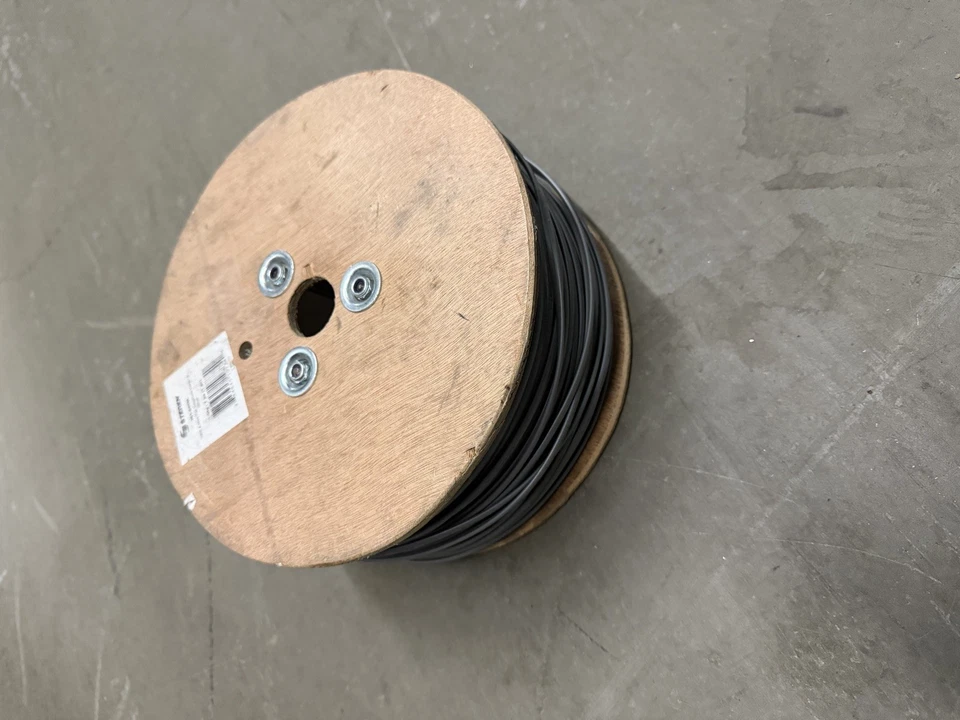 Cable plano trenzado plateado 1000 ft 26awg 4 conductores línea telefónica Foto 2 de 3