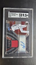 2020 Panini Select Domingo Leyba #RJA-DL RC Memorabilia/Auto 095/209 SGC 9.5/10
