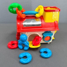 VTG Playschool Kiddie Links Activity House Play Storage Case 1986 Preschool Toys