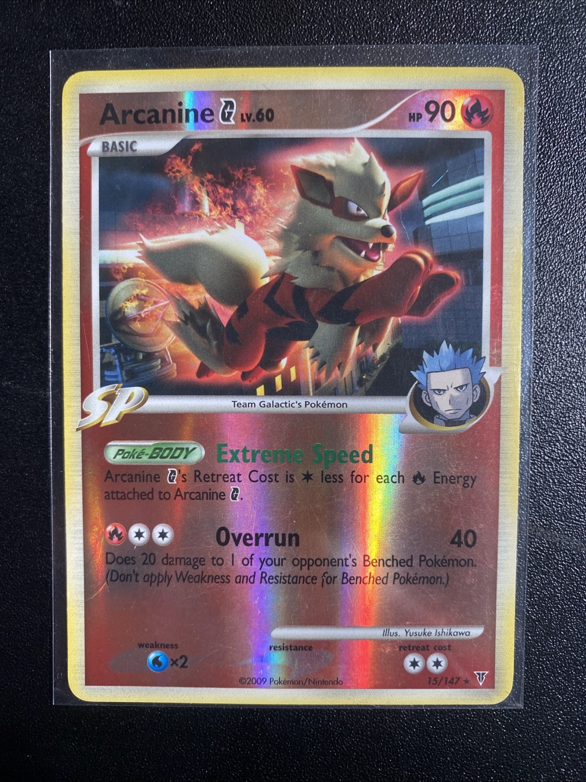 Pokémon TCG Arcanine G Reverse Holo Card 15/147 Supreme Victors