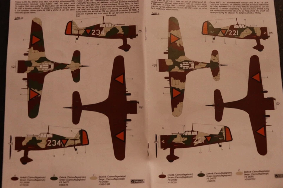 Fokker D-XXI Primary Dutch WW II Fighter 1939 Special Hobby  1/72 - Image 4 of 4