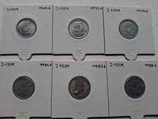 DDR - LOT 6x  5 PFENNIG - J&Auml;GER 1509 - TOP!