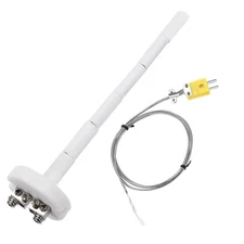 MECCANIXITY 6" K Type Ceramic Kiln Furnace Thermocouple Sensor Probe for Muff...