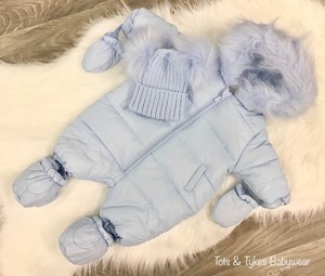 mintini baby snowsuit