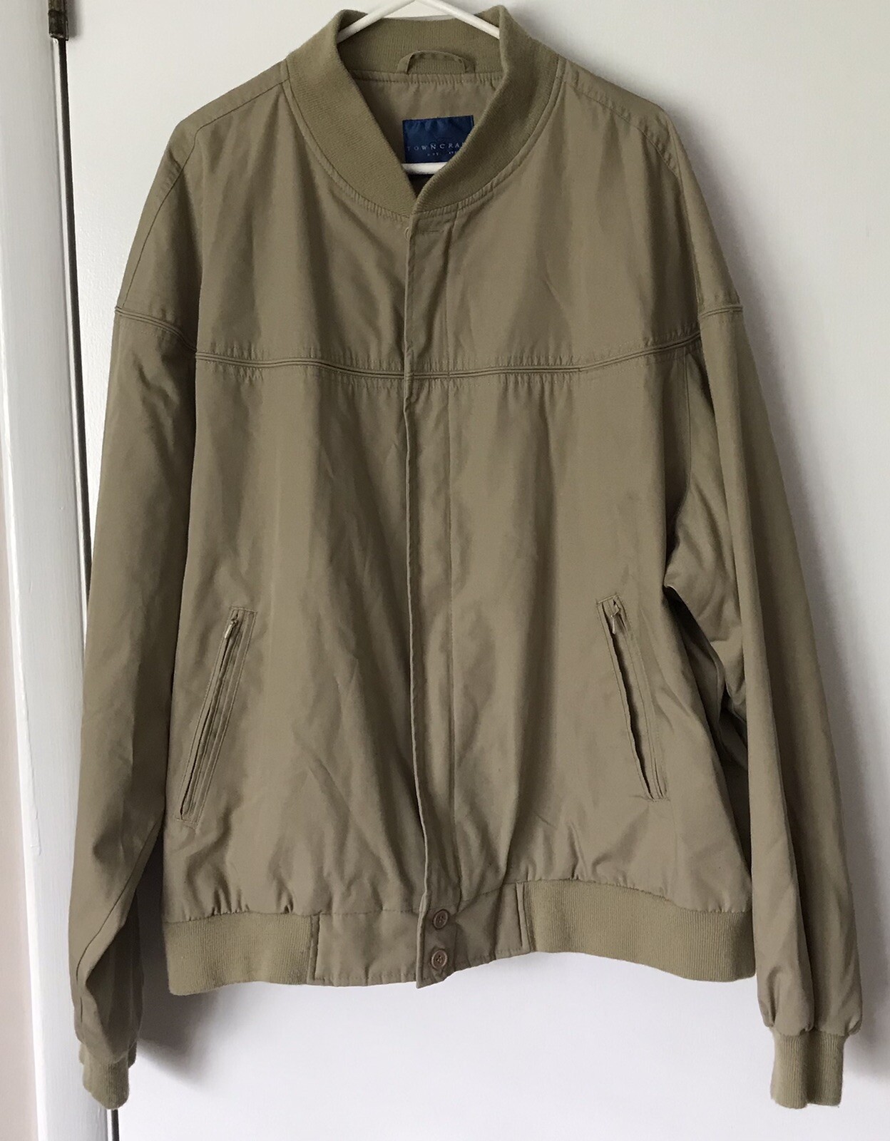 3XLT Bomber Jacket Lined Zipper Front 