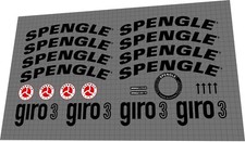 SET DECALCOMANIE Spengle Giro 3 nere
