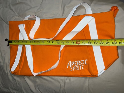Bolso de Lona Aperol “Weekender” Nuevo. Aprox. 2 pies de largo Envío Gratis USA - Imagen 3 de 5