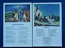 WWI. Argon Forest Song. Annemarie by Alois Broch 2 Antique Postcards.