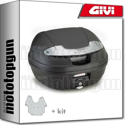 GIVI TOP CASE E340NT + CARRIER?GER KYMCO AGILITY 50 2012 12 2013 13