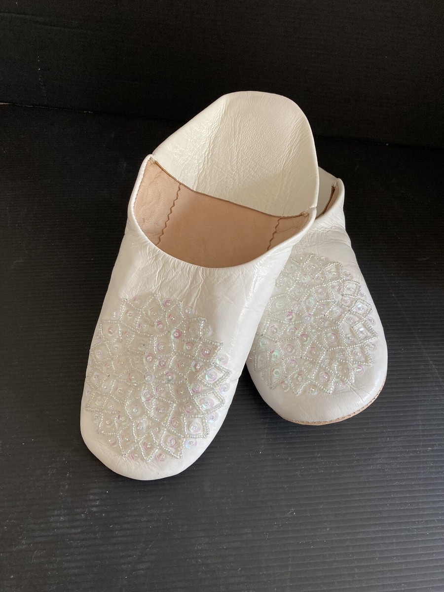 Chausson Babouche Blanche Femme Faire La Plateforme De Vente B2B