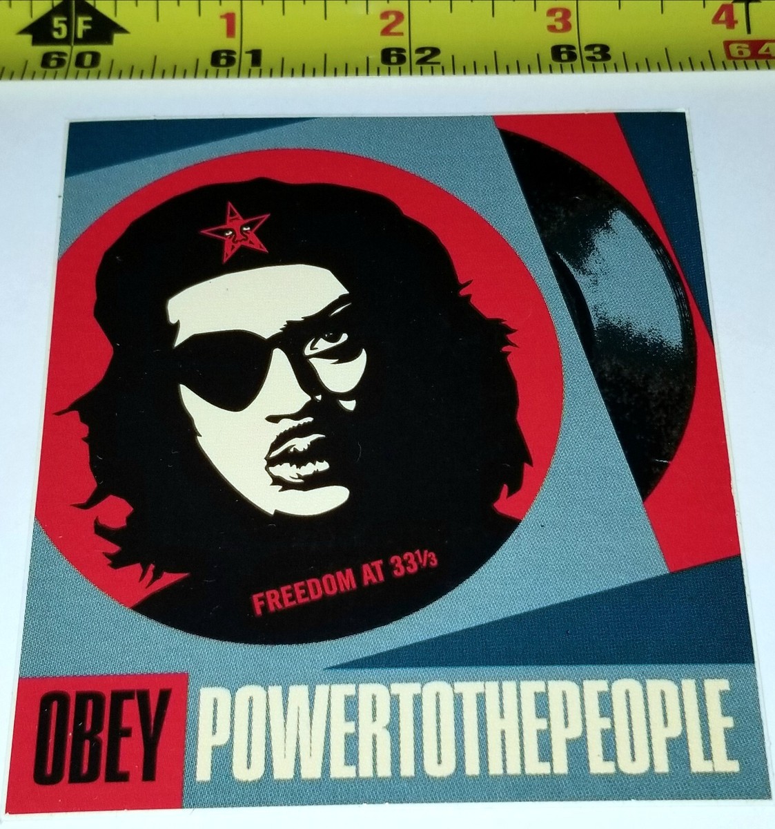 SHEPARD FAIREY OBEY GIANT POWER STICKER URBAN ART GRAFFITI STREET