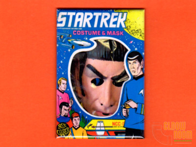 Ben Cooper Mr. Spock vintage costume box art 2x3'' fridge/locker magnet Halloween