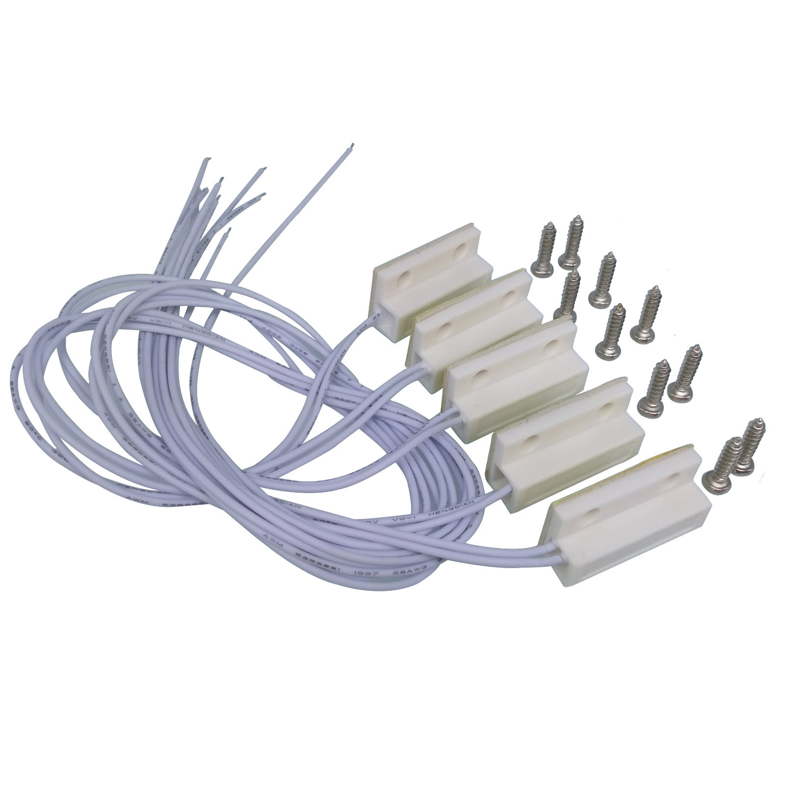 5 Set NC Door Or Window Contact Magnetic Reed Switch Alarm
