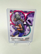 2023 Panini Father's Day Quentin Johnson #FB19 Rookie (RC) Chargers Horned Frogs