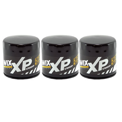 Wix Xp Set of 3 Engine Motor Oil Filters For Chrysler Dodge Jeep Ram