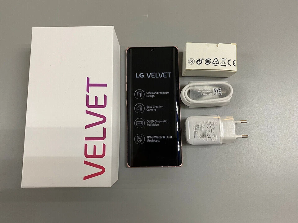 LG Velvet 5G LM-G900UM LM-G900TM LM-G900VM 128GB Unlocked Smartphone - - Image 3 of 4